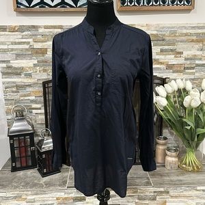 Abercrombie & Fitch Top Women’s White Long Sleeve V Neck Tunic